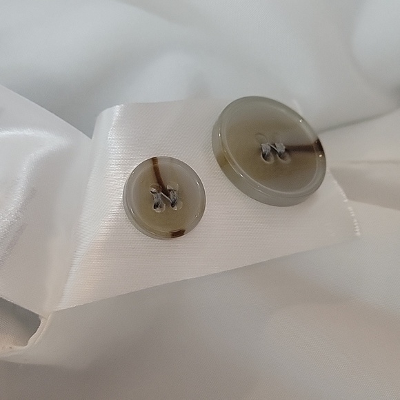 H&M double breasted Gray plaid blazer - Picture 4 of 8